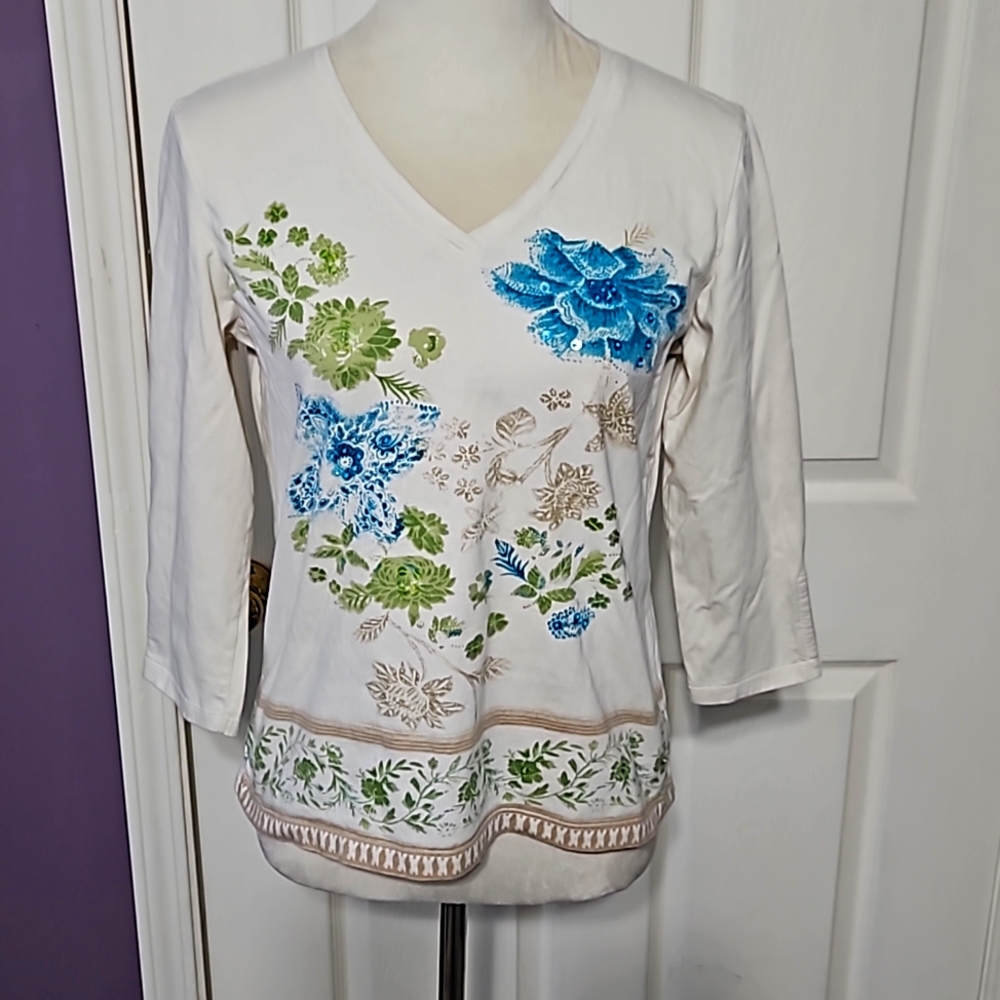 Jamaica Bay floral top - Picture 1 of 4